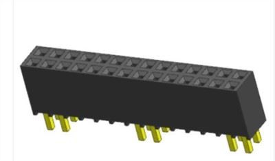 2.54 mm Ženski tip zaglavlja ravno