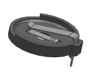 CR2450 litijumski držači ćelija DIP/THM